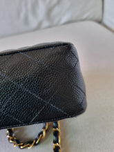Load image into Gallery viewer, Chanel Classic Medium Flap Black Caviar Vintage 24k Gold