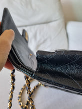 Load image into Gallery viewer, Chanel Classic Medium Flap Black Caviar Vintage 24k Gold