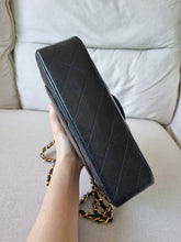 Load image into Gallery viewer, Chanel Small Classic Flap Black Vintage 24k Gold