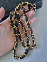 Load image into Gallery viewer, Chanel Small Classic Flap Black Vintage 24k Gold