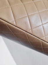 Load image into Gallery viewer, Chanel Medium Classic Dark Beige Camel Vintage 24k Gold