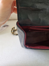 Load image into Gallery viewer, Chanel Kelly Medium Flap Black Chevron 24k Gold