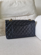 Load image into Gallery viewer, Chanel Classic Medium Flap Black Caviar Vintage 24k Gold