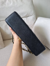 Load image into Gallery viewer, Chanel Classic Medium Flap Black Caviar Vintage 24k Gold