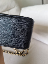 Load image into Gallery viewer, Chanel Classic Medium Flap Black Caviar Vintage 24k Gold