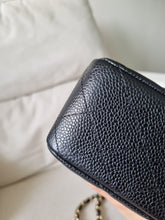 Load image into Gallery viewer, Chanel Classic Medium Flap Black Caviar Vintage 24k Gold