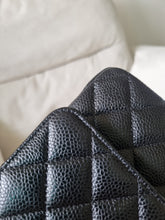 Load image into Gallery viewer, Chanel Classic Medium Flap Black Caviar Vintage 24k Gold