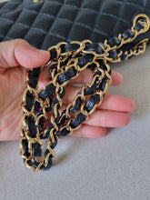 Load image into Gallery viewer, Chanel Classic Medium Flap Black Caviar Vintage 24k Gold