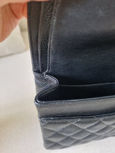 Load image into Gallery viewer, Chanel Classic Medium Flap Black Caviar Vintage 24k Gold