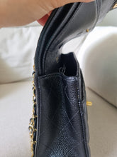 Load image into Gallery viewer, Chanel Classic Medium Flap Black Caviar Vintage 24k Gold