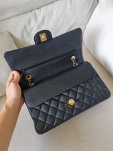 Load image into Gallery viewer, Chanel Classic Medium Flap Black Caviar Gold Hardware