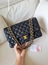 Load image into Gallery viewer, Chanel Classic Medium Flap Black Caviar Gold Hardware