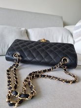 Load image into Gallery viewer, Chanel Classic Medium Flap Black Caviar Gold Hardware