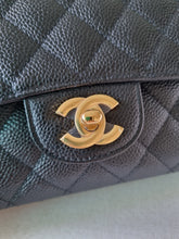 Load image into Gallery viewer, Chanel Classic Medium Flap Black Caviar Gold Hardware