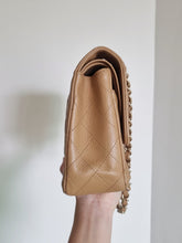 Load image into Gallery viewer, Chanel Dark Beige Classic Medium Vintage Caviar 24k Gold