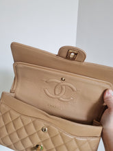 Load image into Gallery viewer, Chanel Dark Beige Classic Medium Vintage Caviar 24k Gold