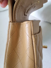 Load image into Gallery viewer, Chanel Dark Beige Classic Medium Vintage Caviar 24k Gold