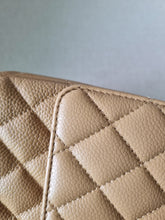 Load image into Gallery viewer, Chanel Dark Beige Classic Medium Vintage Caviar 24k Gold