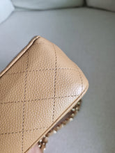 Load image into Gallery viewer, Chanel Dark Beige Classic Medium Vintage Caviar 24k Gold