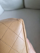 Load image into Gallery viewer, Chanel Dark Beige Classic Medium Vintage Caviar 24k Gold
