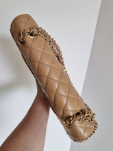 Load image into Gallery viewer, Chanel Dark Beige Classic Medium Vintage Caviar 24k Gold