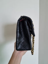 Load image into Gallery viewer, Chanel Classic Small Flap Black Vintage 24k Gold