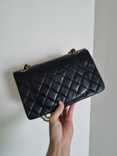 Load image into Gallery viewer, Chanel Classic Small Flap Black Vintage 24k Gold