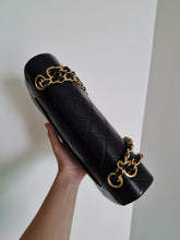 Load image into Gallery viewer, Chanel Classic Small Flap Black Vintage 24k Gold