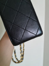 Load image into Gallery viewer, Chanel Classic Small Flap Black Vintage 24k Gold