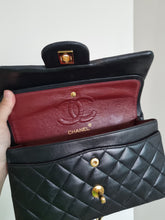 Load image into Gallery viewer, Chanel Classic Small Flap Black Vintage 24k Gold
