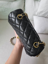 Load image into Gallery viewer, Chanel Mini Rectangular Black Caviar Gold Hw