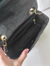 Load image into Gallery viewer, Chanel Mini Rectangular Black Caviar Gold Hw