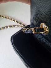 Load image into Gallery viewer, Chanel Mini Rectangular Black Caviar Gold Hw