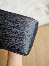 Load image into Gallery viewer, Chanel Mini Square Caviar Black 24k Gold