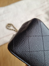 Load image into Gallery viewer, Chanel Mini Square Caviar Black 24k Gold