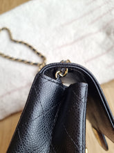 Load image into Gallery viewer, Chanel Mini Square Caviar Black 24k Gold