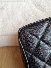 Load image into Gallery viewer, Chanel Square Flap Vintage Black Caviar Large CC 24k Gold