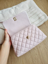 Load image into Gallery viewer, Chanel 20A Lilac Pink Coco Handle Caviar Gold Hardware
