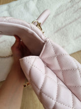 Load image into Gallery viewer, Chanel 20A Lilac Pink Coco Handle Caviar Gold Hardware