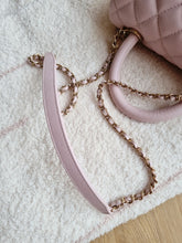 Load image into Gallery viewer, Chanel 20A Lilac Pink Coco Handle Caviar Gold Hardware