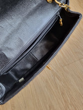 Load image into Gallery viewer, Chanel Square Flap Vintage Black Caviar Large CC 24k Gold