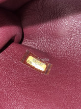 Load image into Gallery viewer, Chanel Burgundy Coco Handle Small Caviar Gold Hw