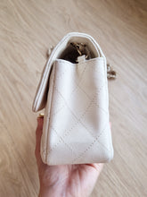 Load image into Gallery viewer, Chanel 17c Ivory Caviar Mini Rectangle Gold Hw