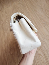 Load image into Gallery viewer, Chanel 17c Ivory Caviar Mini Rectangle Gold Hw