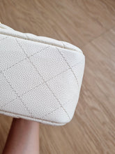 Load image into Gallery viewer, Chanel 17c Ivory Caviar Mini Rectangle Gold Hw