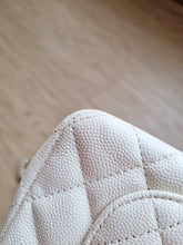 Load image into Gallery viewer, Chanel 17c Ivory Caviar Mini Rectangle Gold Hw