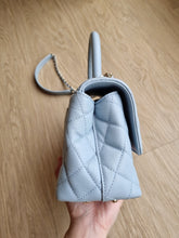 Load image into Gallery viewer, Chanel Coco Handle Small Baby Cloud Blue Caviar Gold Hw