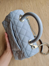 Load image into Gallery viewer, Chanel Coco Handle Small Baby Cloud Blue Caviar Gold Hw