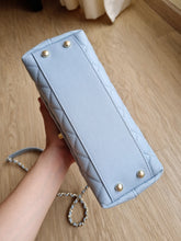 Load image into Gallery viewer, Chanel Coco Handle Small Baby Cloud Blue Caviar Gold Hw