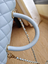 Load image into Gallery viewer, Chanel Coco Handle Small Baby Cloud Blue Caviar Gold Hw